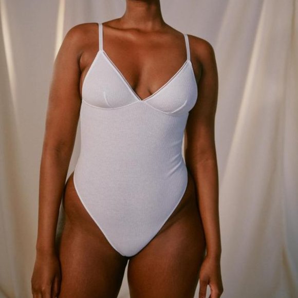 BLUSH Cotton Bodysuit - Picture 1 of 4